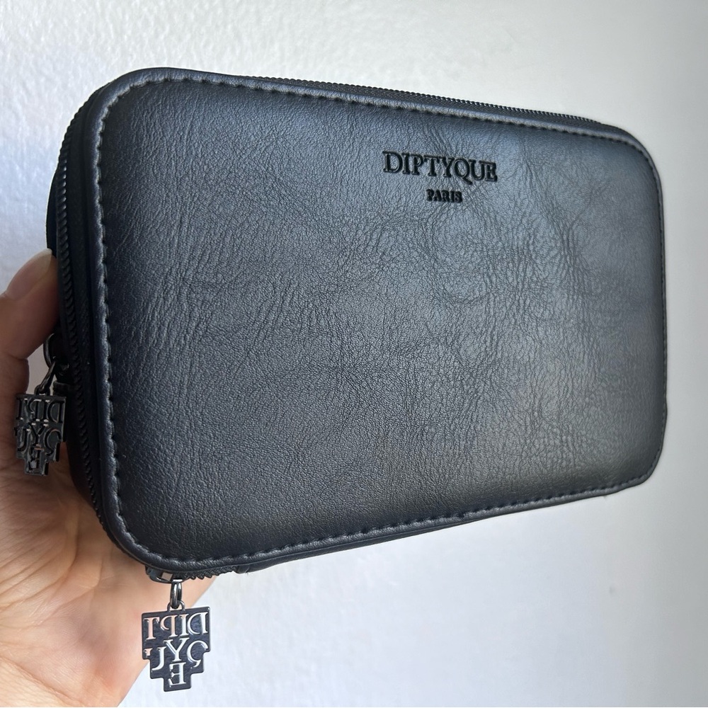 Diptyque Black Toiletry & Cosmetic Travel Bag